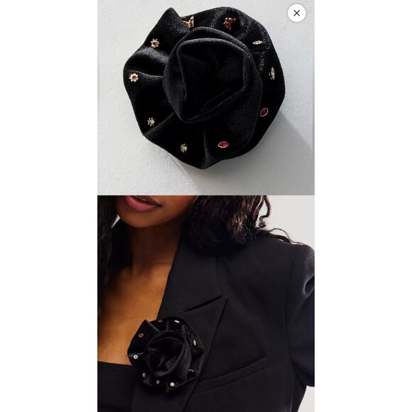 Free People Rosette Brooch Pin Stud Pack -5 Pairs of Earrings - Picture 5 of 5